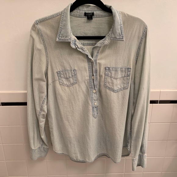 J. Crew Tops - JCrew Chambray Top